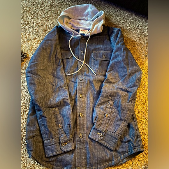 Mens Wrangler Shacket - Picture 1 of 7